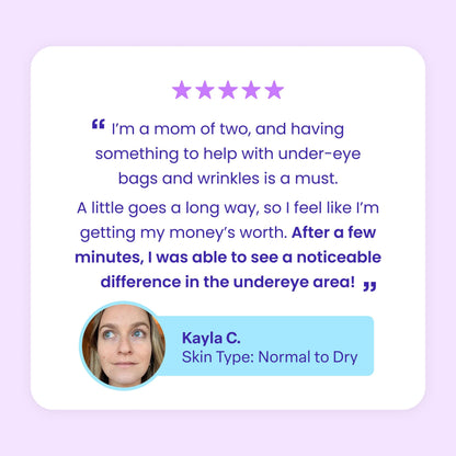 Eye Bag Instant Eraser, Tightens, Firms, & Blurs Wrinkles
