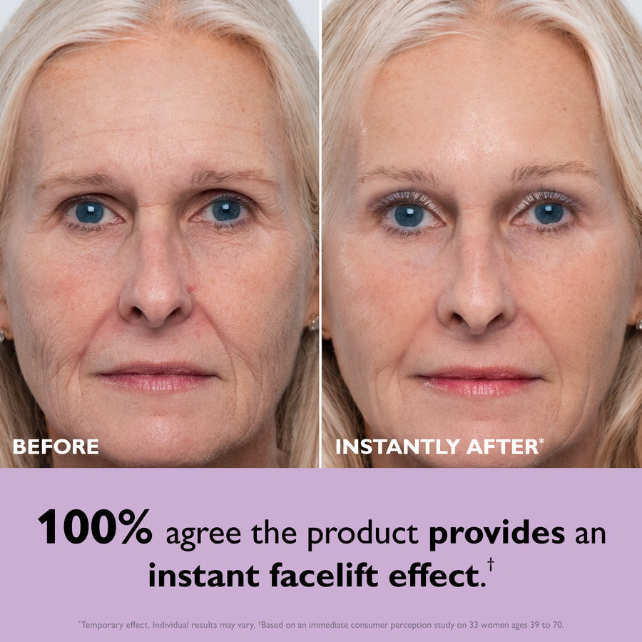 Instant Temporary Face Tightener, Tightens, Firms, & Blurs Wrinkles