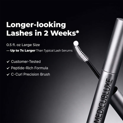 Essential Eyelash Growth Serum - Safe & Gentle Lashes Care, Fuller, Thicker in 2 Weeks, Non-Prostaglandin, Hormone-free