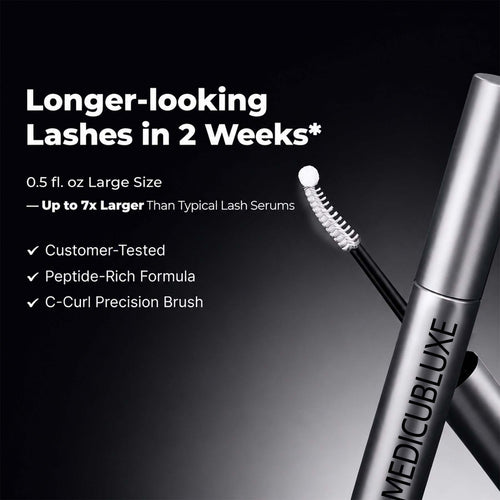 Essential Eyelash Growth Serum - Safe & Gentle Lashes Care, Fuller, Thicker in 2 Weeks, Non-Prostaglandin, Hormone-free