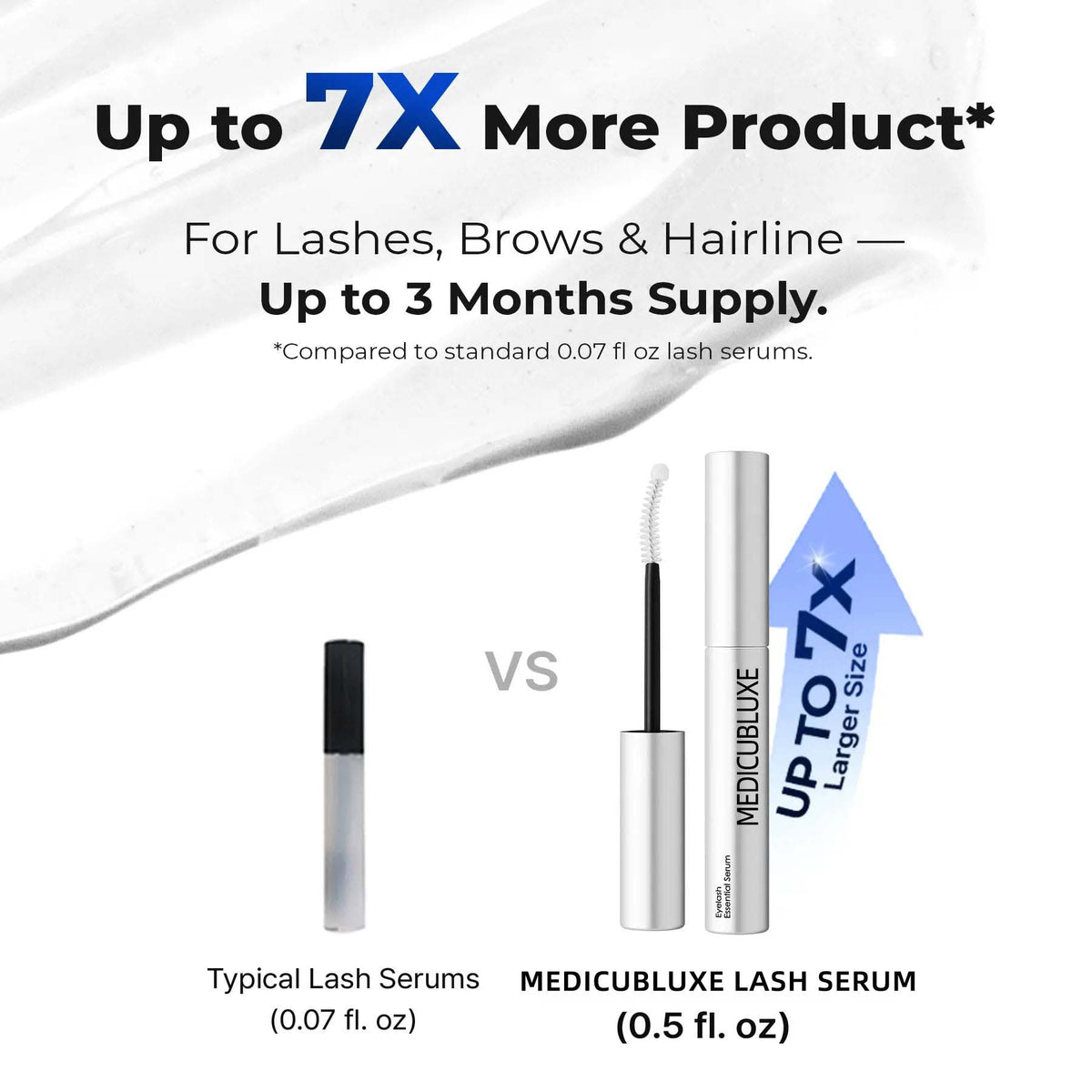 Essential Eyelash Growth Serum - Safe & Gentle Lashes Care, Fuller, Thicker in 2 Weeks, Non-Prostaglandin, Hormone-free